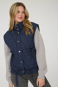 Tie Down Quilted Puffer Vest - 5 Colors! - Cowhide and Conchos