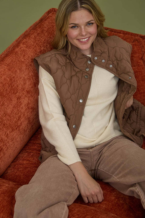 Tie Down Quilted Puffer Vest - 5 Colors! - Cowhide and Conchos