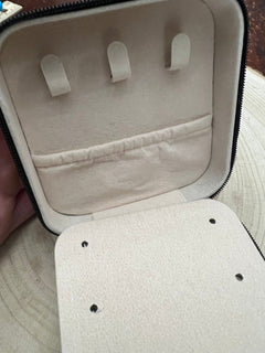 Tombstone Jewelry Box - Cowhide and Conchos