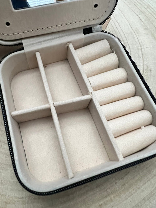 Tombstone Jewelry Box - Cowhide and Conchos