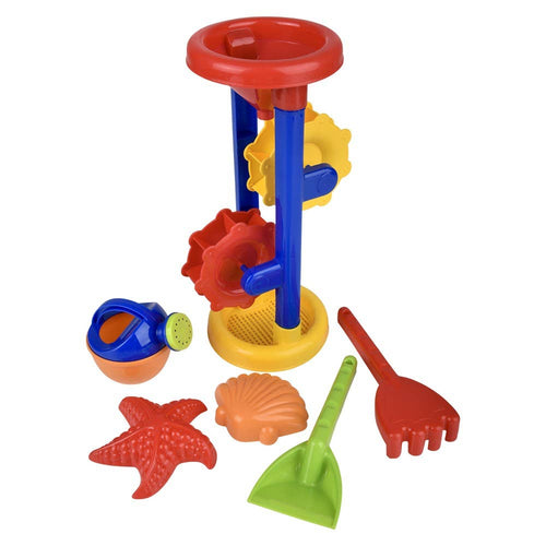 Water Wheel And 5pc Sand Toys - Cowhide and Conchos