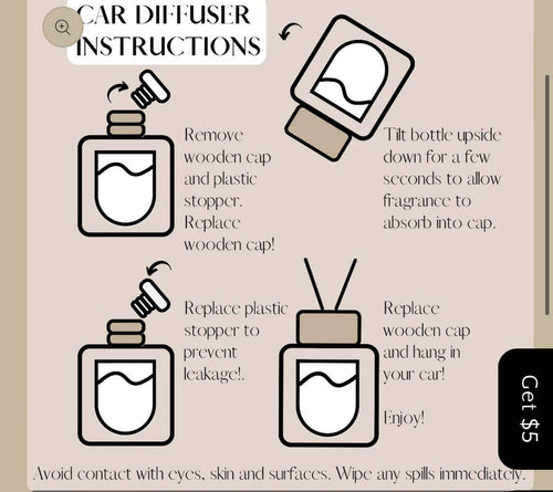 Western Car Diffusers - Buy 2, Get 1 FREE - Cowhide and Conchos
