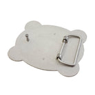 Western Skies Belt Buckle - Cowhide and Conchos