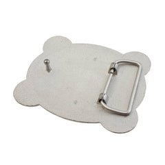 Western Skies Belt Buckle - Cowhide and Conchos
