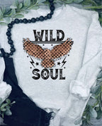 Wild Soul Sweatshirt - Cowhide and Conchos