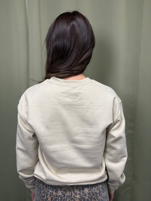 Wild West Sweatshirt - Cowhide and Conchos