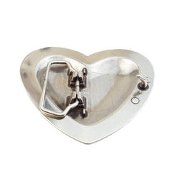 Your Heart or Mine Belt Buckle - Cowhide and Conchos