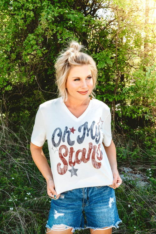 Retro Oh My Stars T-Shirt - Sm and XL available
