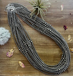 28" Sterling Silver Navajo Style Necklace