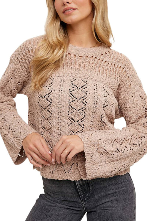 Open Knit Sweater