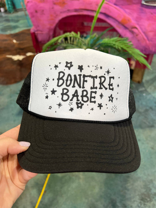 Bonfire Babe Trucker Cap