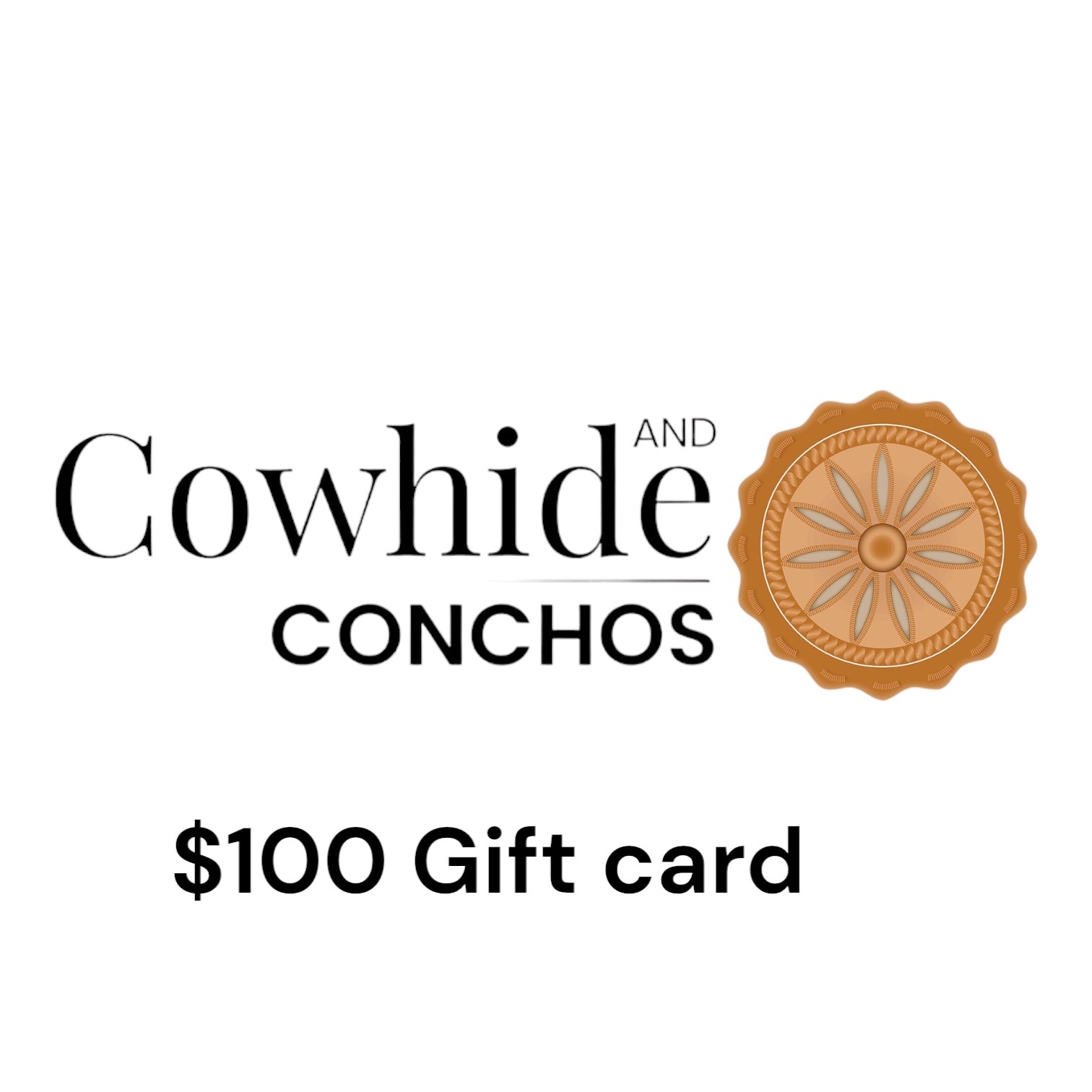 Cowhide and Conchos Gift Cards