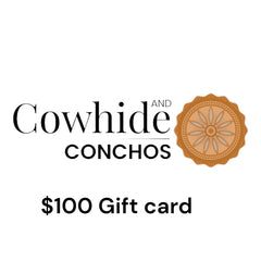 Cowhide and Conchos Gift Cards
