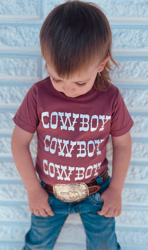 Three Times the Cowboy Kids T-Shirt