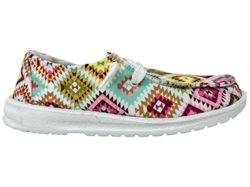 Adair Women's Slip - on Sneaker - Size 6 and 6.5 available - Cowhide and Conchos