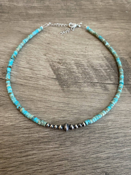 Sterling Navajo Style Bead Choker - Best Seller!