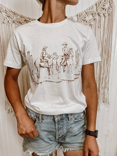 Cow Pals T-Shirt - XL available - Cowhide and Conchos