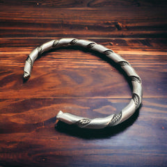 Elaine Tahe Sterling Silver Bracelet - 5 1/8 inch