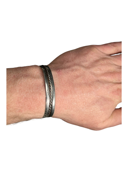Native style bracelet - Hand crafted sterling silver bracelet