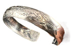 Native bracelet - Don Platero hallmarked bracelet - 1 inch opening