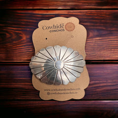 Concho brooch - Native stamped Sterling concho brooch