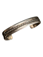 Hand crafted sterling silver bracelet