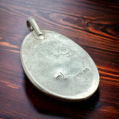 Kokopelli pendant on sterling silver