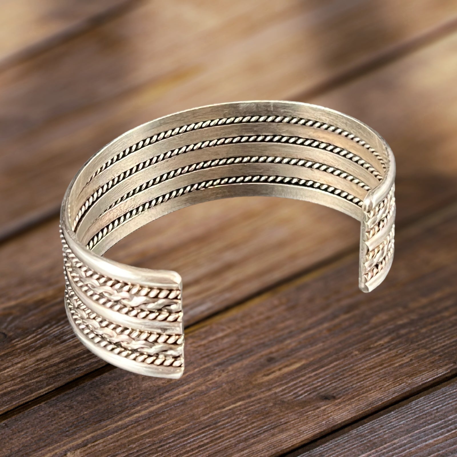 Tahe sterling clearance silver cuff bracelet