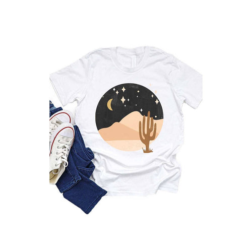 Retro Boho Desert Summer Kids Graphic Tee - Youth 7, 8/10, and 12/14 remaining - Cowhide and Conchos