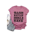 Retro Country Music Singers Western Kids Graphic Tee - Cowhide and Conchos