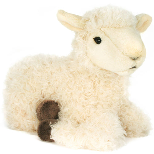 Shooky The Sheep | 10 Inch Stuffed Animal Plush - Cowhide and Conchos