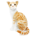 Tobias The Orange Tabby Cat | 13 Inch Stuffed Animal Plush - Cowhide and Conchos
