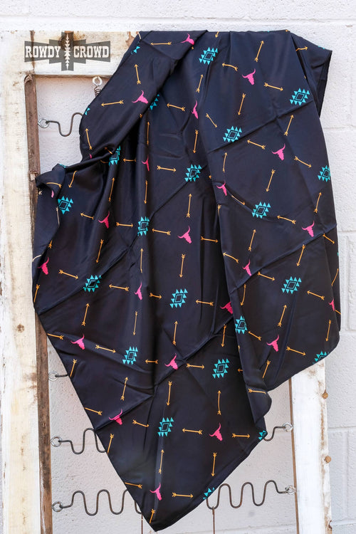 Wimberly Wild Rag - Cowhide and Conchos